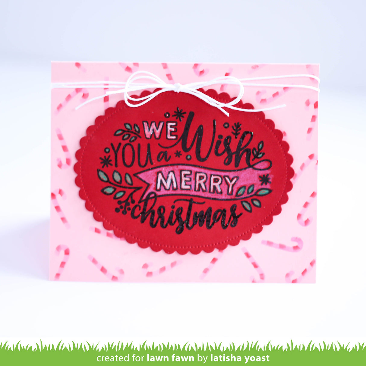 candy cane background stencils