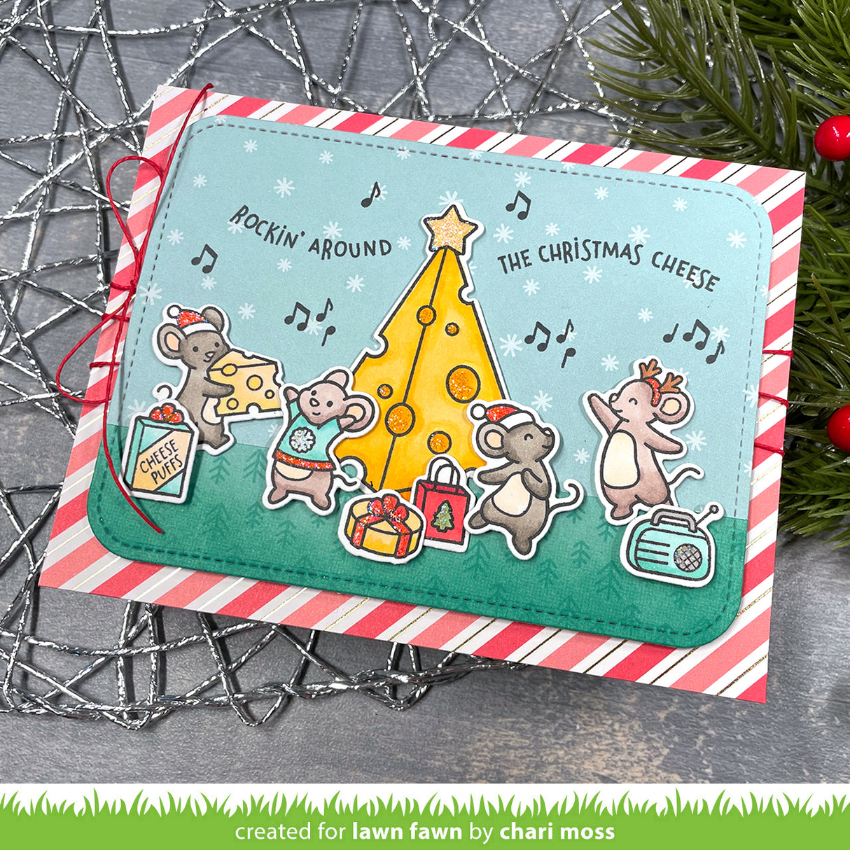 candy cane lane petite paper pack