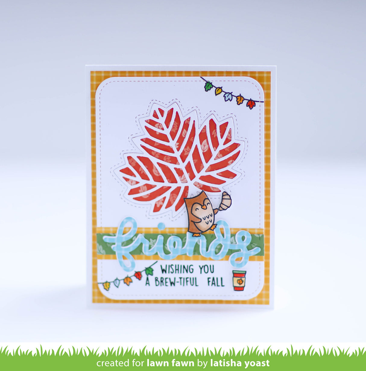 ta-da! diorama! maple leaf window add-on