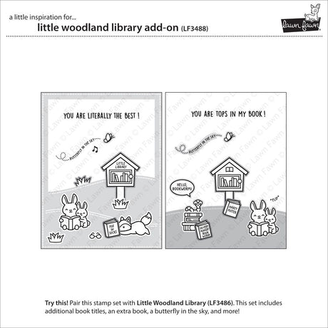 little woodland library add-on