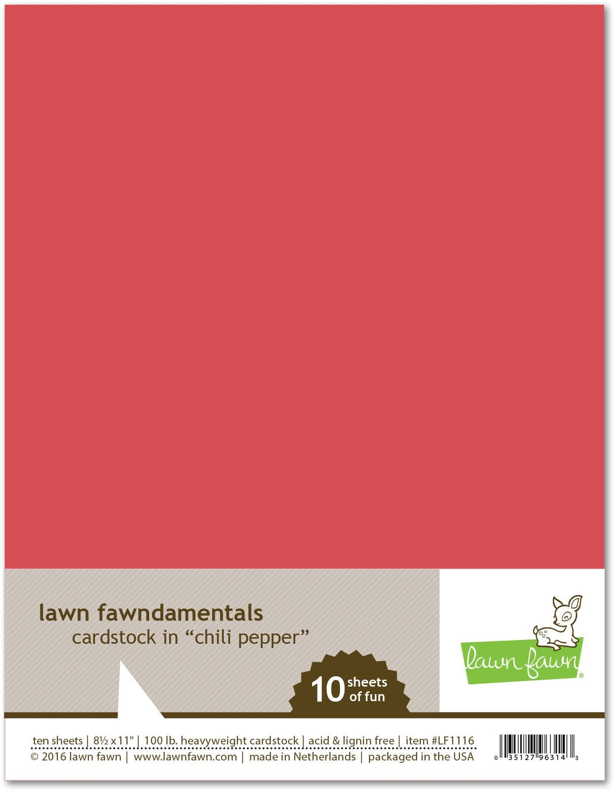 chili pepper cardstock