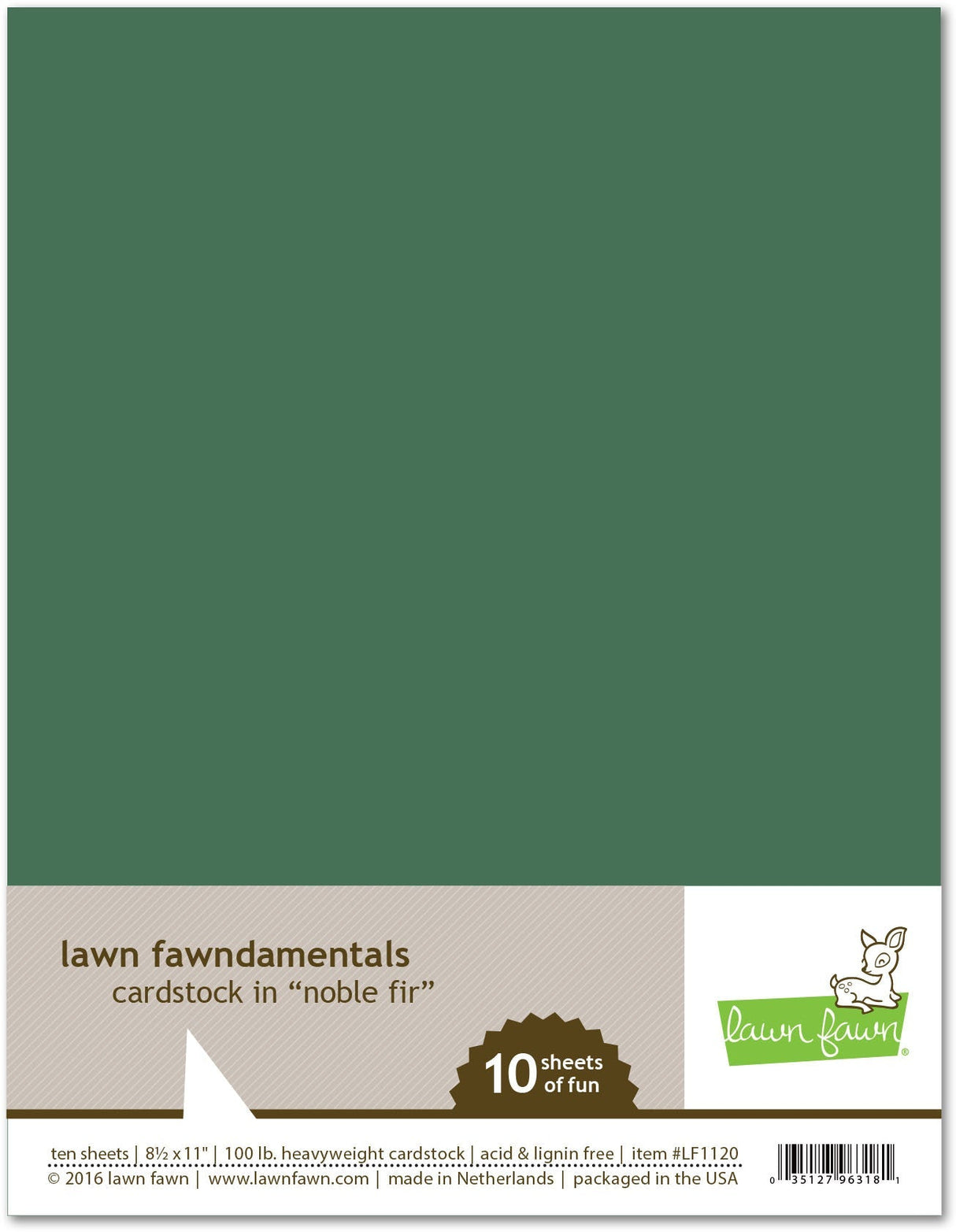 noble fir cardstock