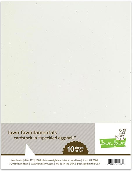 speckled eggshell cardstock