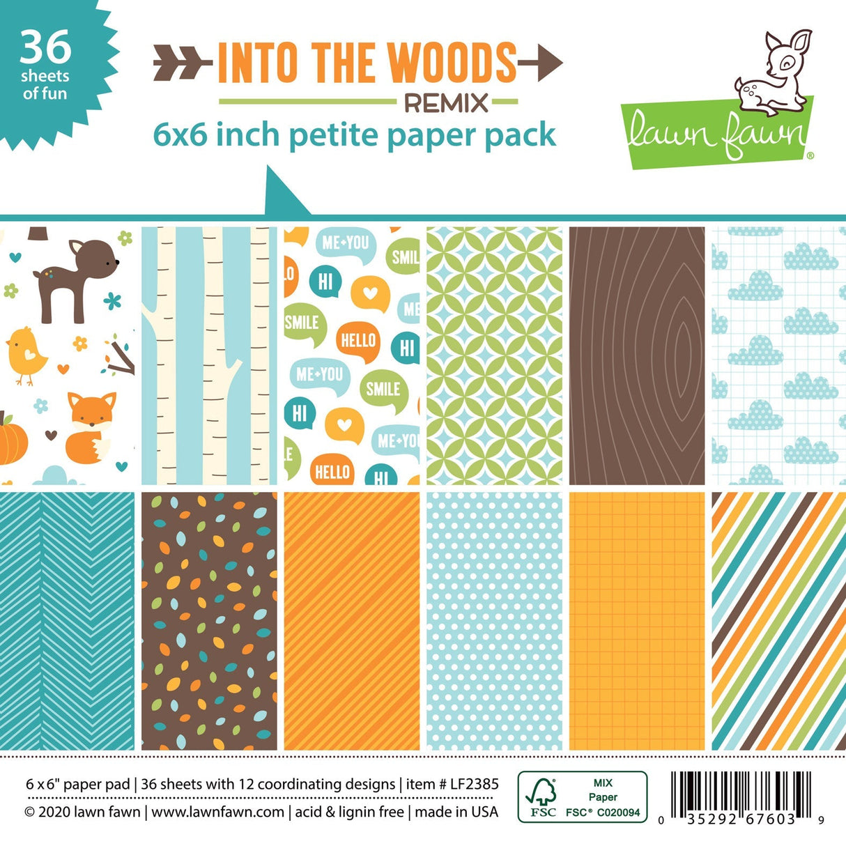 into the woods remix - petite paper pack