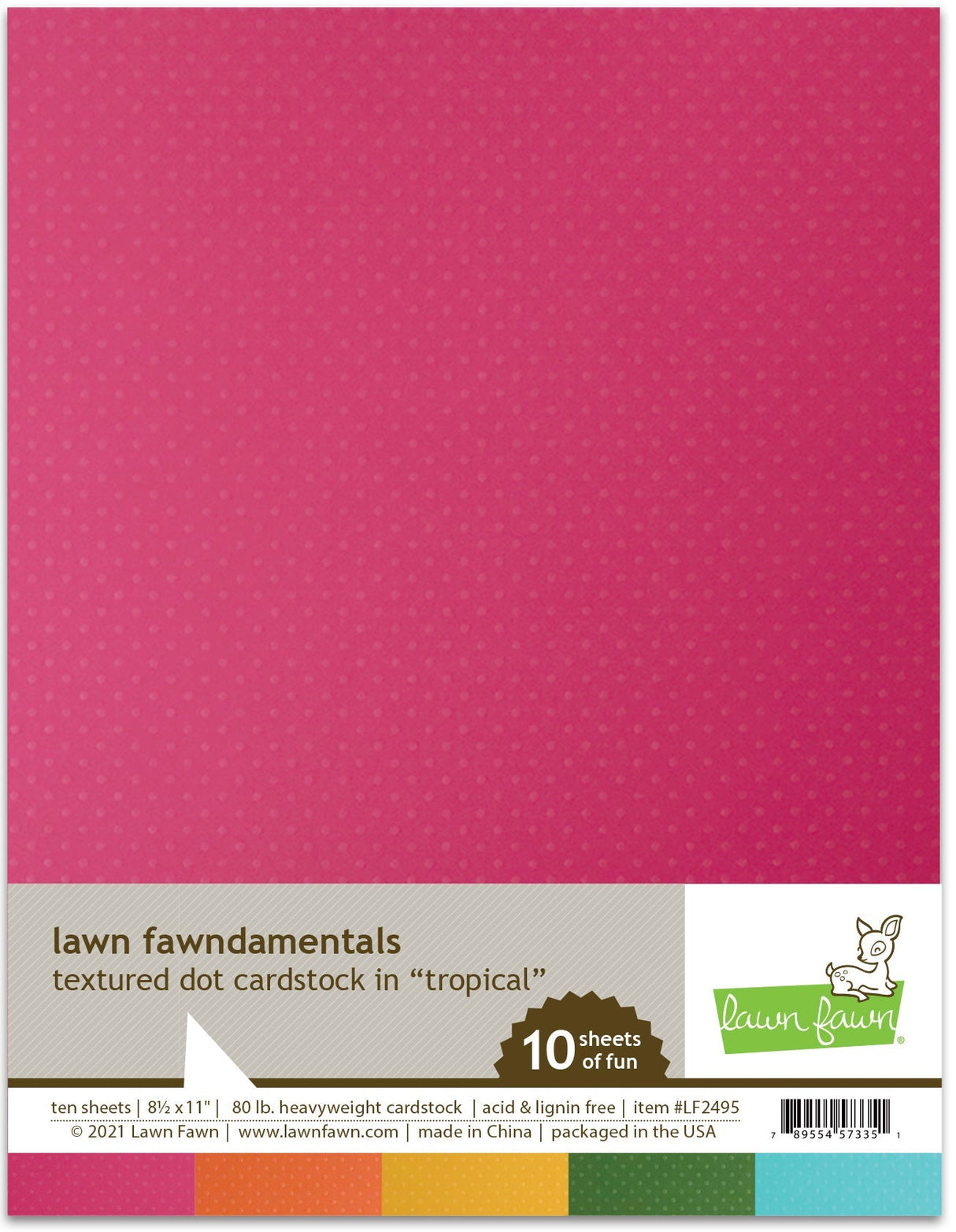 textured dot cardstock - tropical