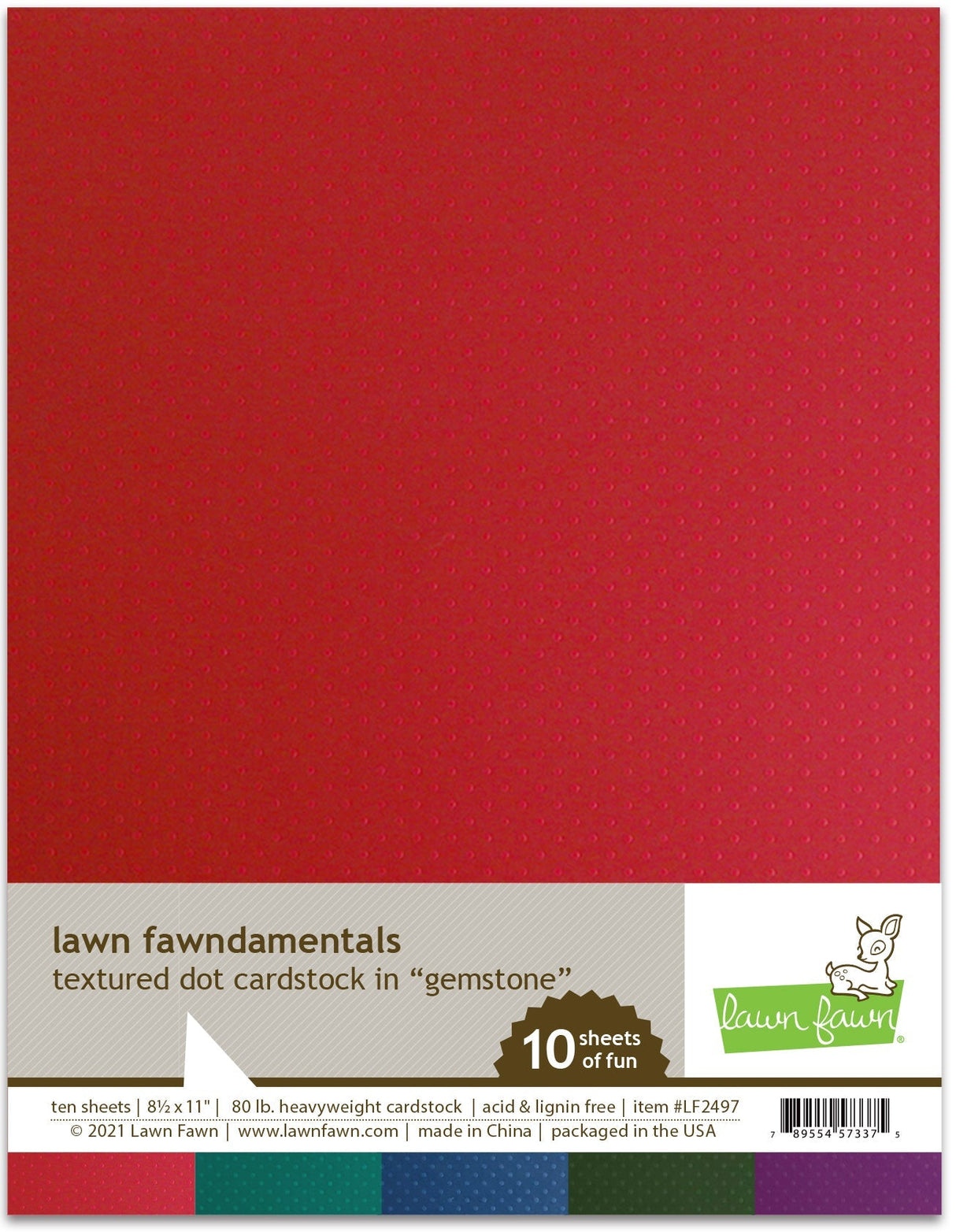 textured dot cardstock - gemstone