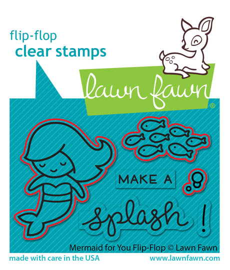 mermaid for you flip-flop - lawn cuts