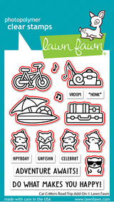 car critters road trip add-on lawn cuts