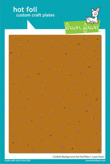 confetti background hot foil plate