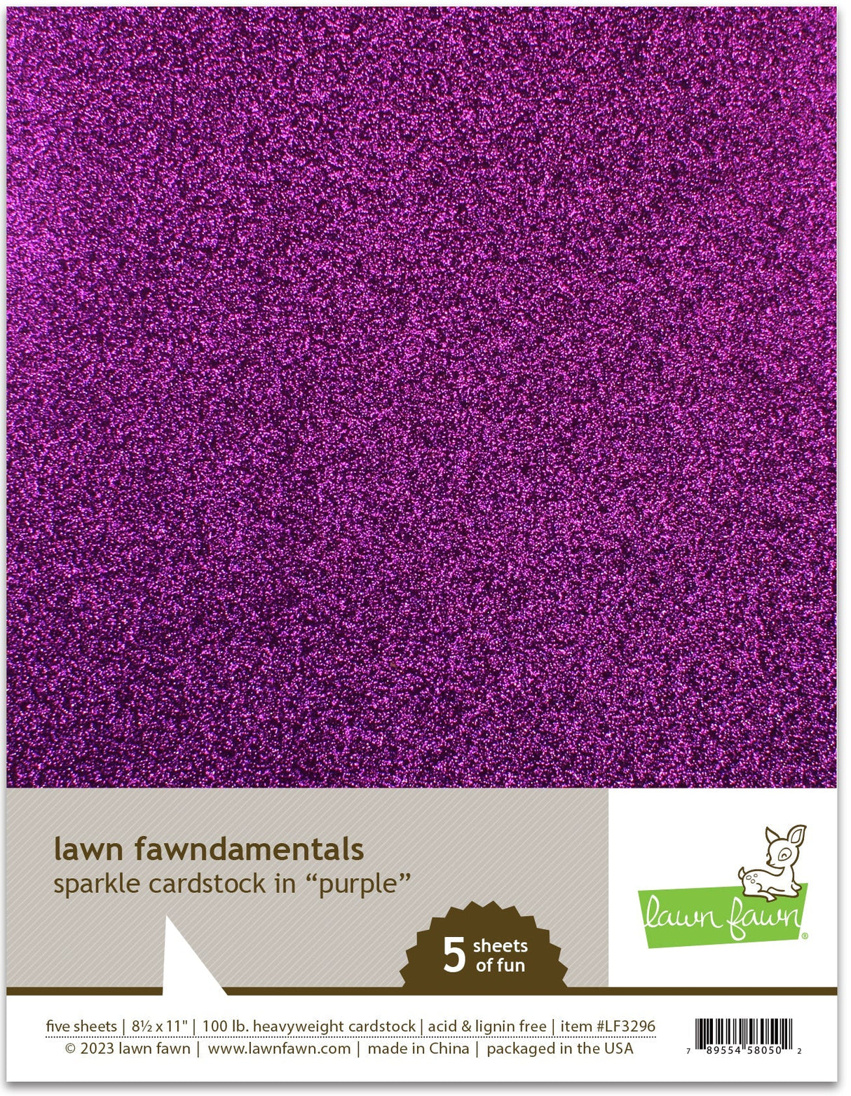 sparkle cardstock - purple