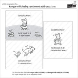 kanga-rrific baby sentiment add-on