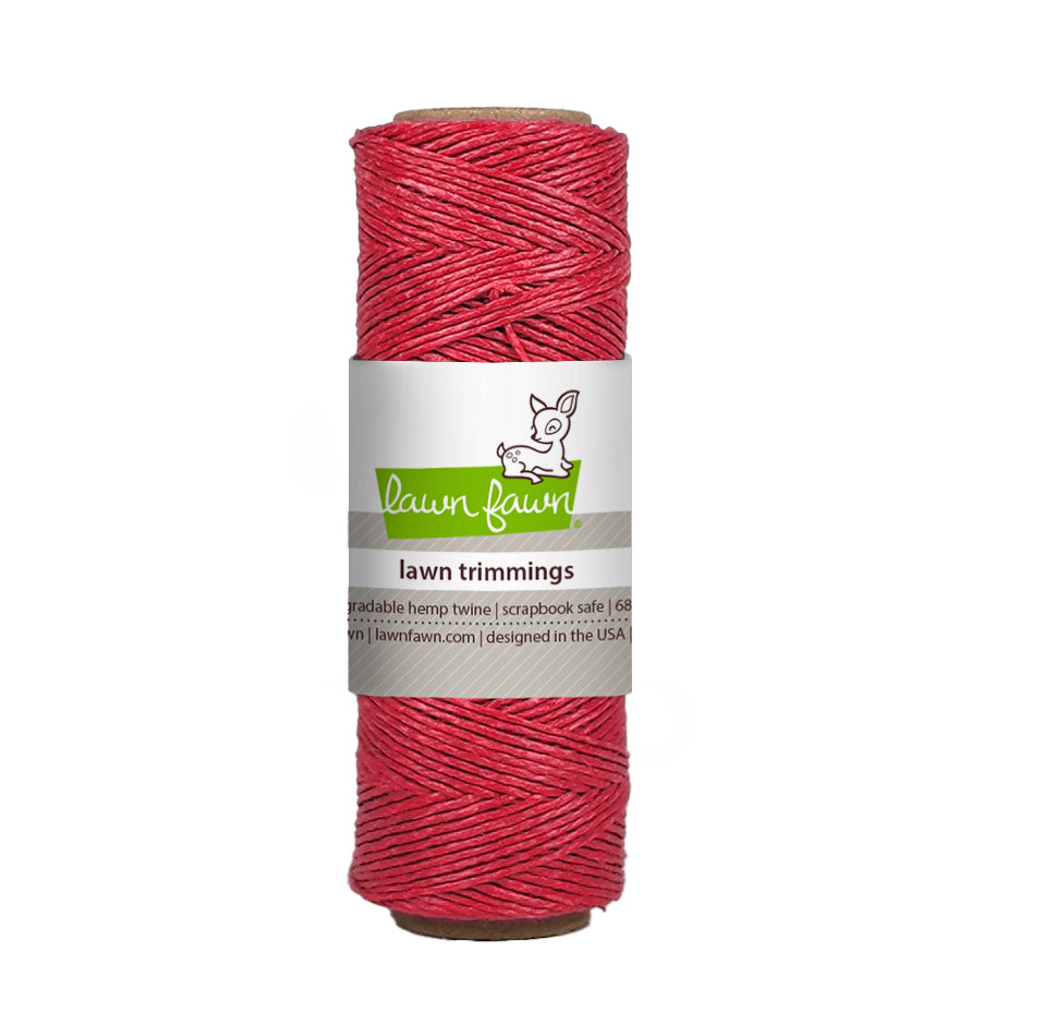 red hemp twine