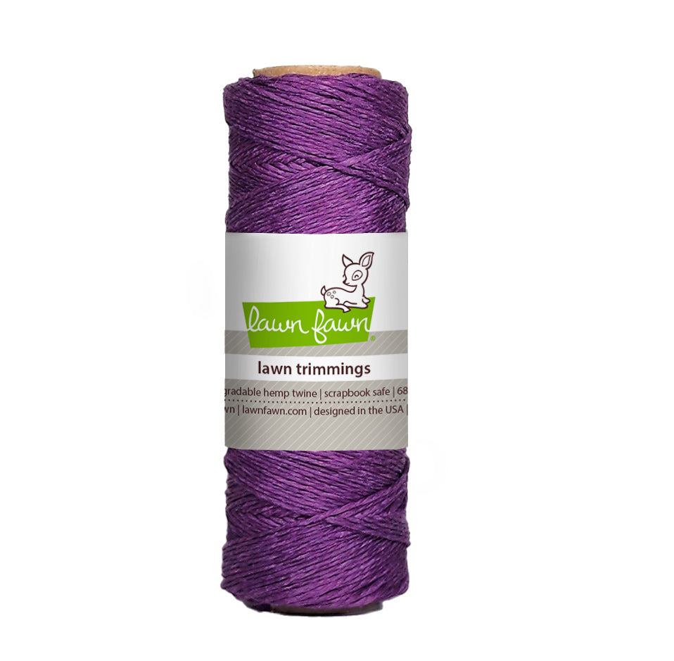 purple hemp twine