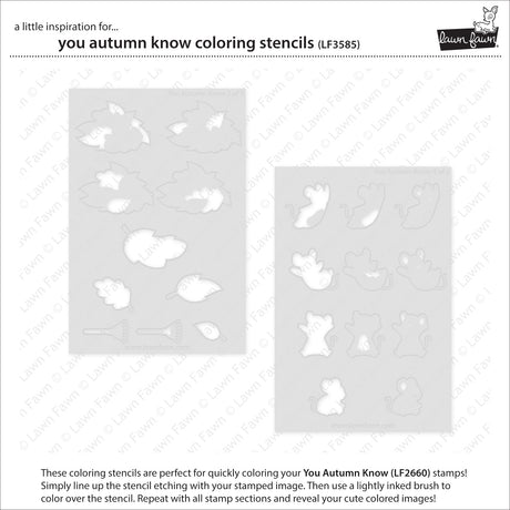 you autumn know coloring stencils