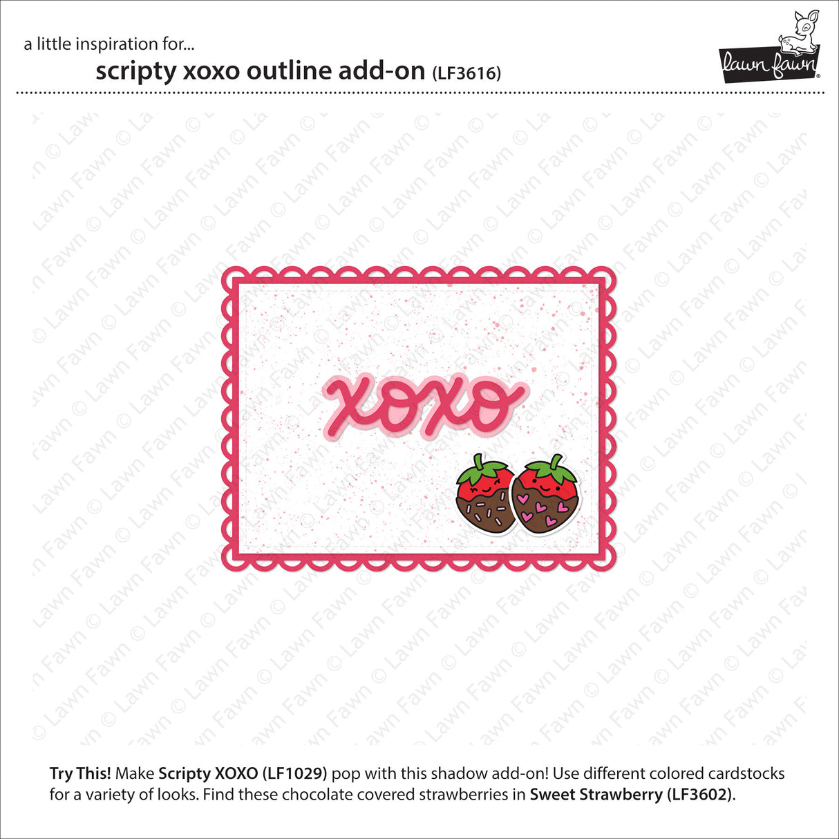 scripty xoxo outline add-on die