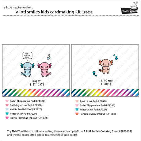 PREORDER a lotl smiles kids cardmaking kit