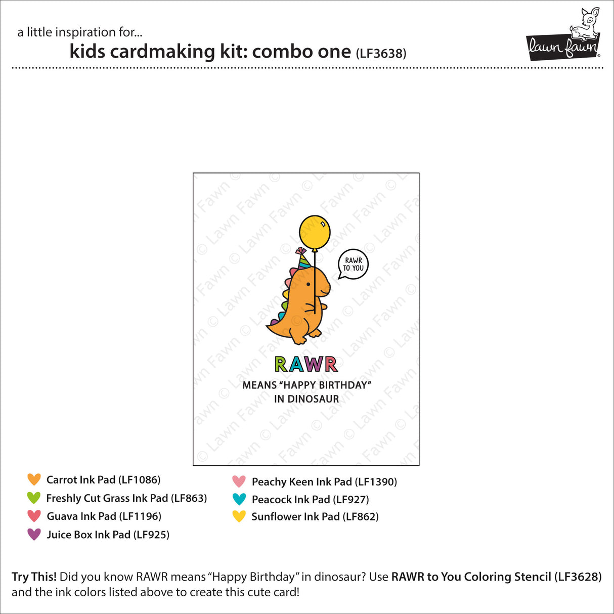 PREORDER kids cardmaking kit: combo one