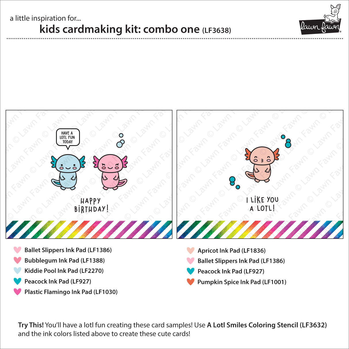 PREORDER kids cardmaking kit: combo one