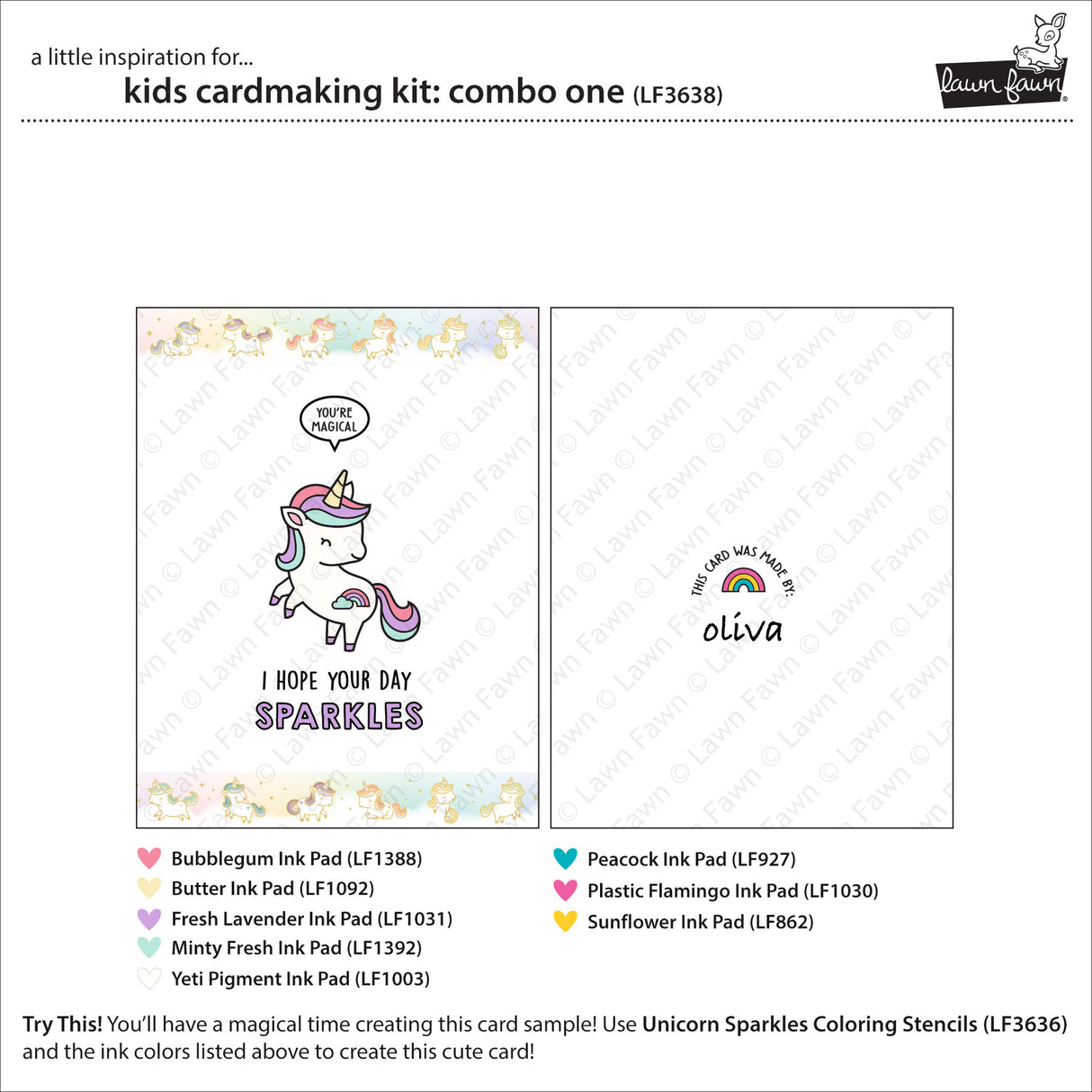 PREORDER kids cardmaking kit: combo one