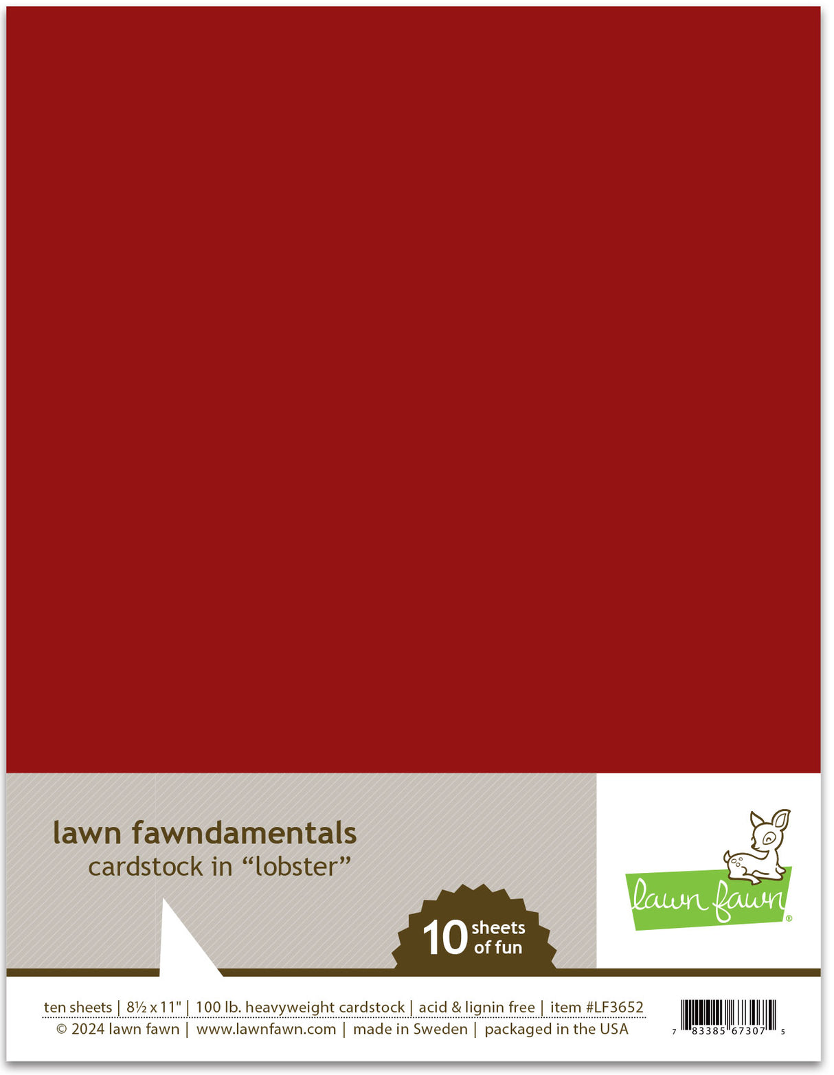 lobster cardstock