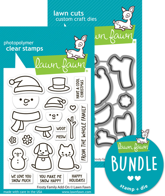 frosty family add-on (stamp+die bundle )