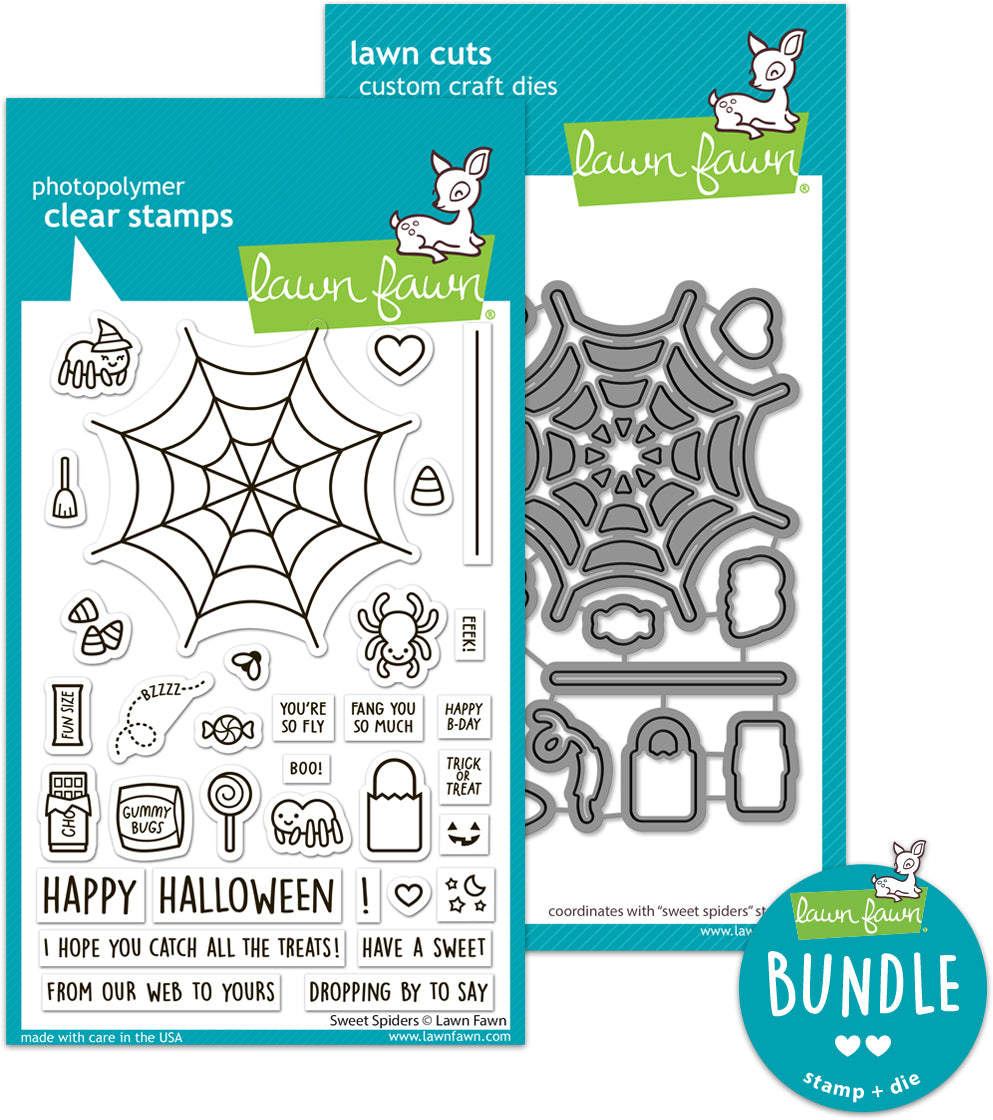 sweet spiders (stamp+die bundle )