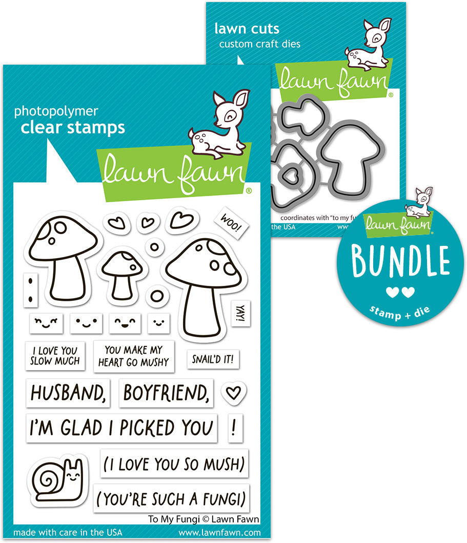 to my fungi (stamp+die bundle)