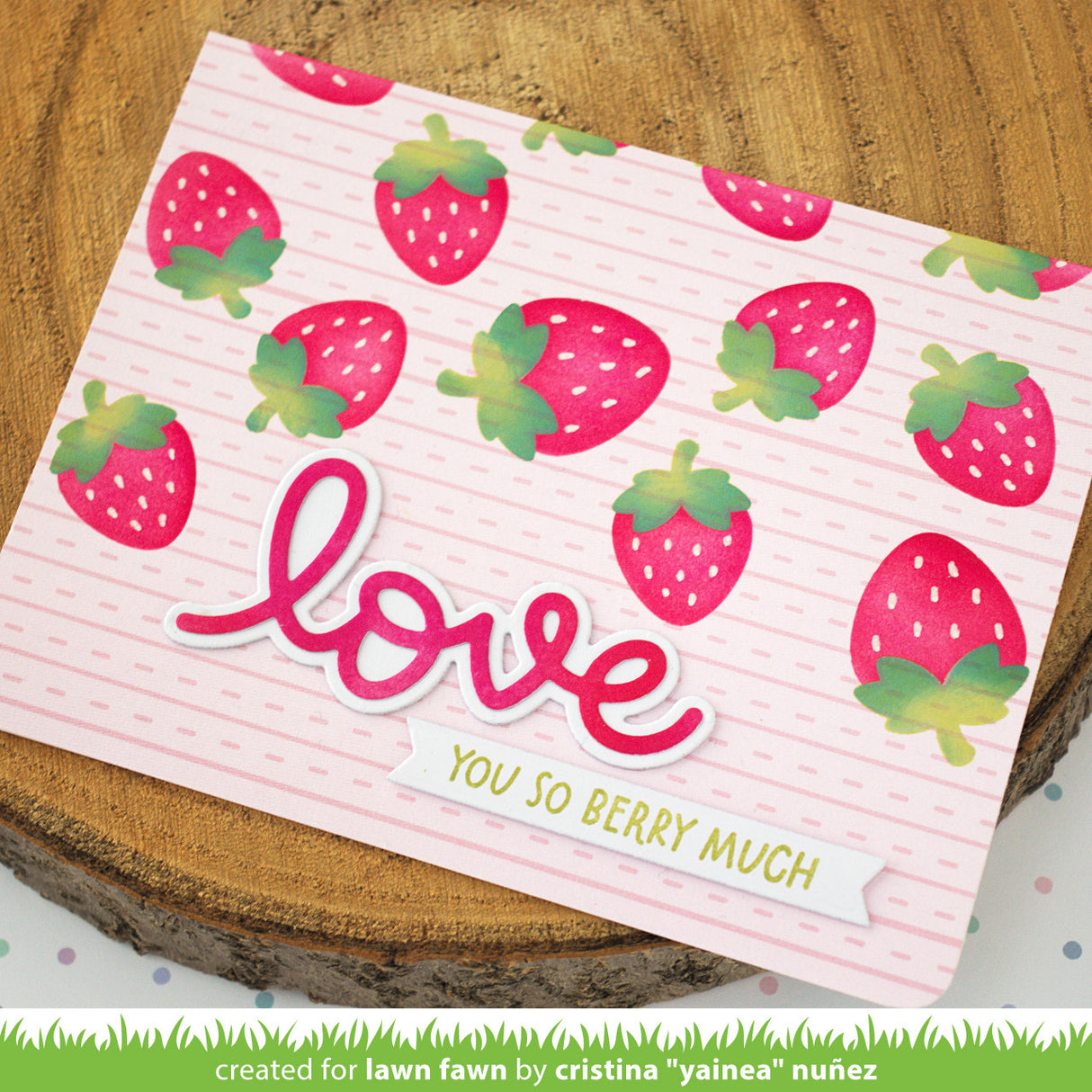 strawberry fields background stencils