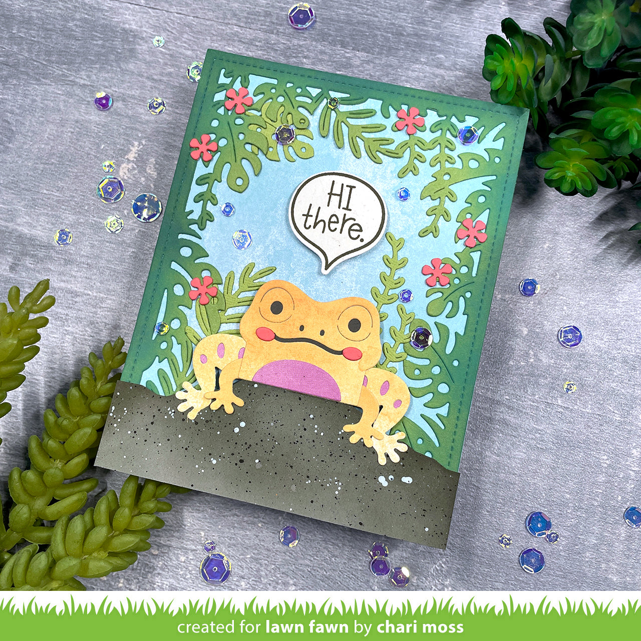 tiny gift box lizard and snake add-on | Lawn Fawn