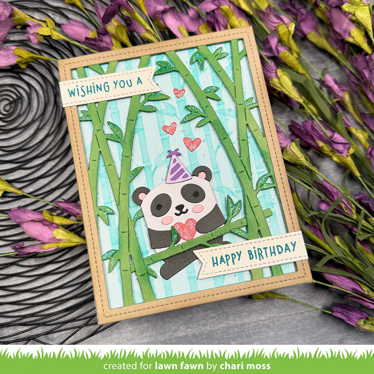 tiny gift box panda and bear add-on