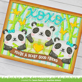 tiny gift box panda and bear add-on