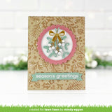 winter sprigs background stencils