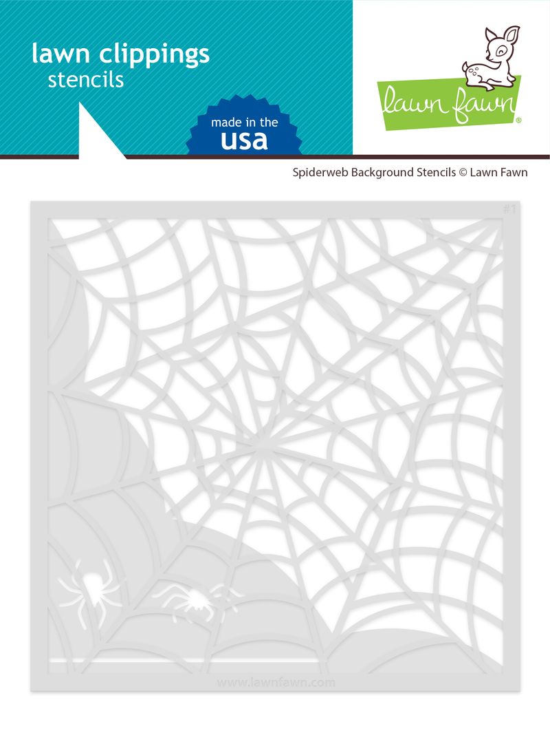 spiderweb background stencils