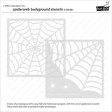 spiderweb background stencils