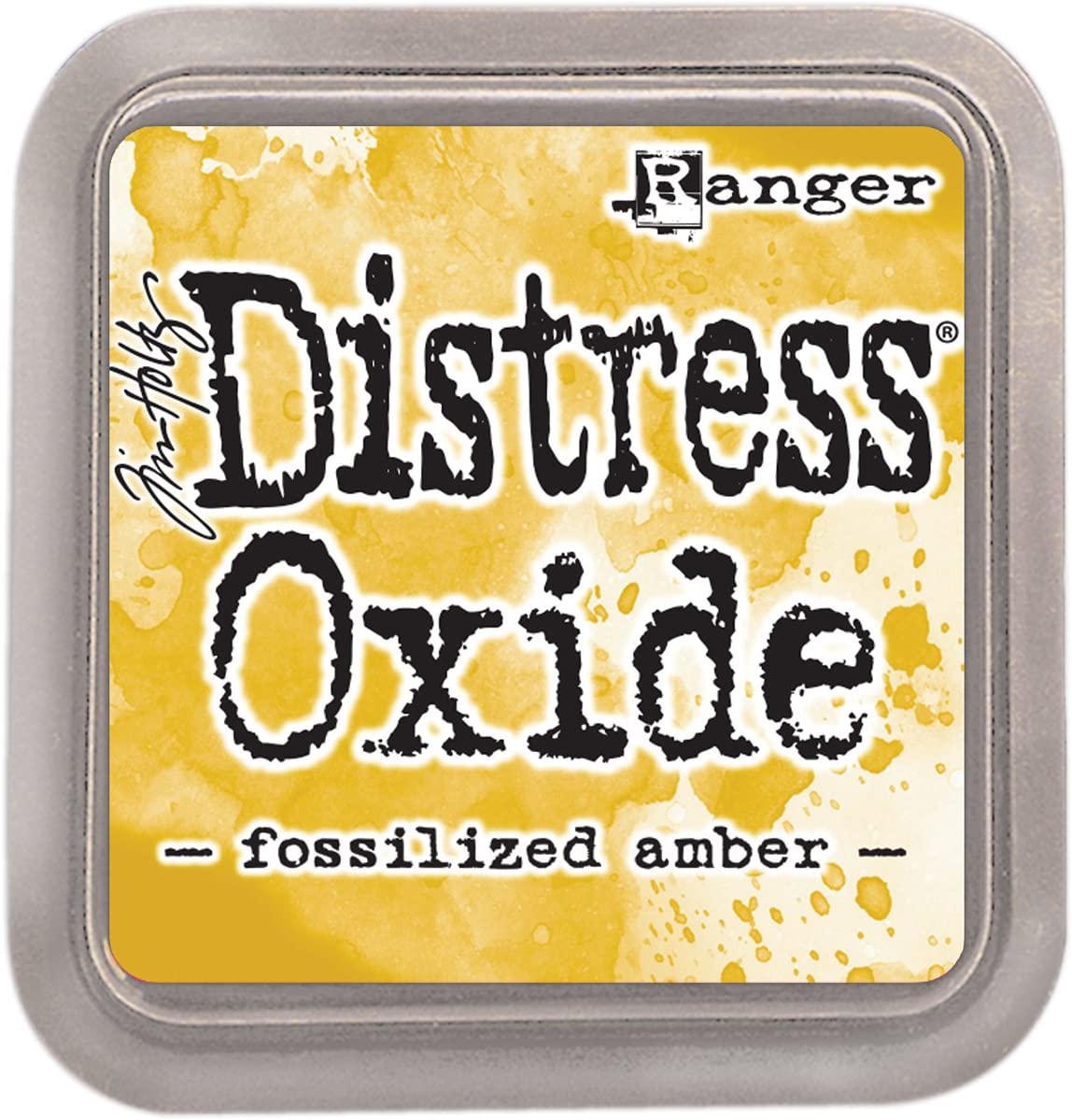 distress oxide - fossilized amber