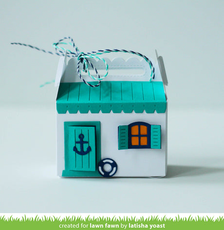 scalloped treat box beach house add-on