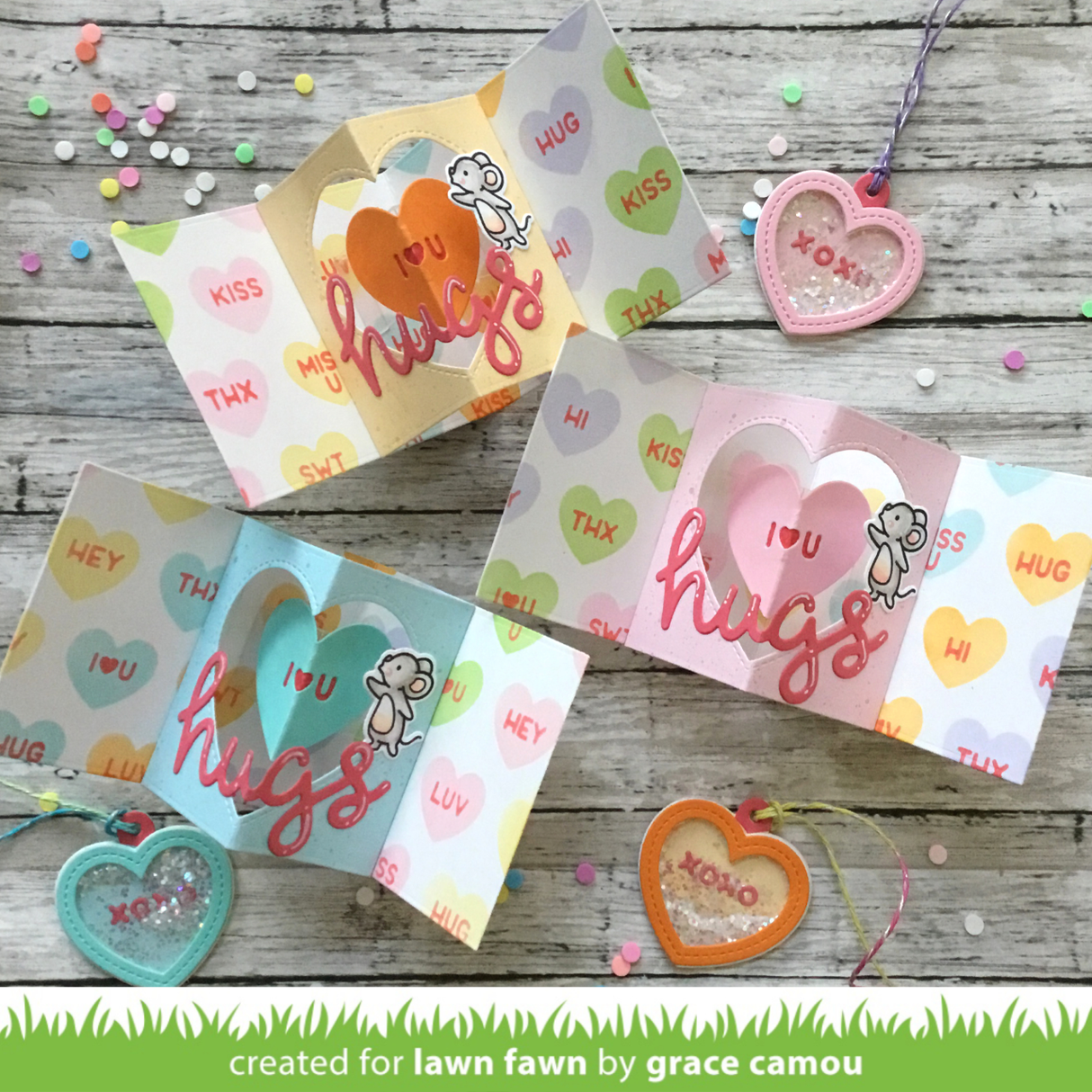 conversation heart stencils