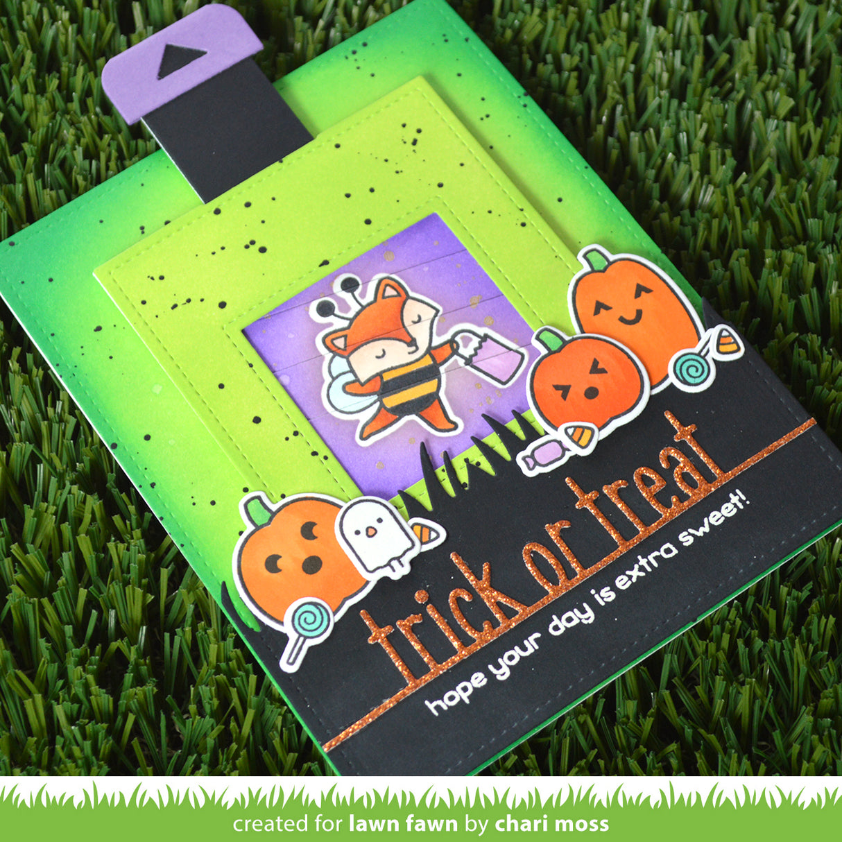 trick or treat line border