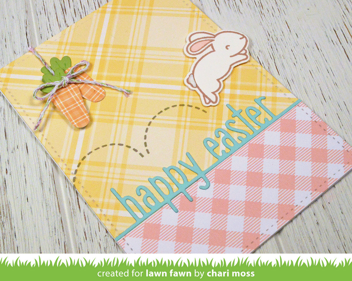 happy easter line border