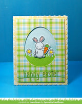 happy easter line border