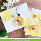 honeycomb shaker gift tag