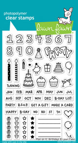 plan on it: birthdays