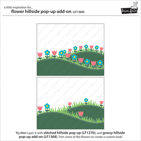 flower hillside pop-up add-on