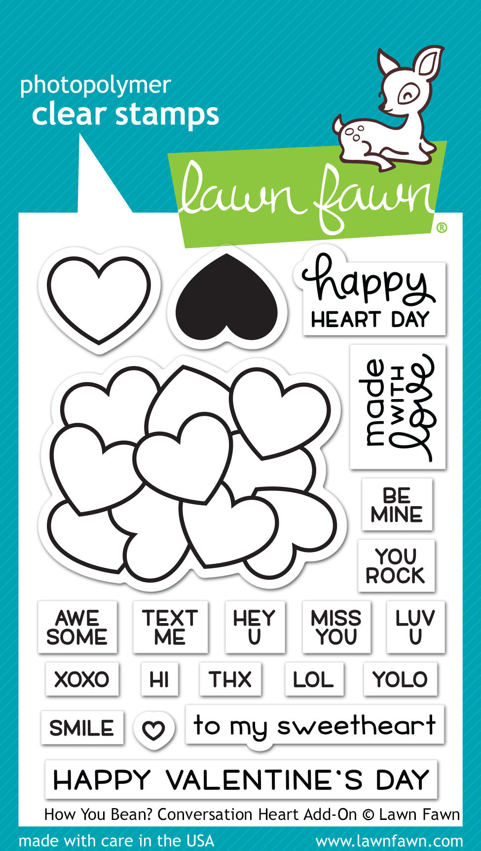 how you bean? conversation heart add-on