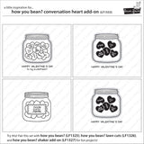 how you bean? conversation heart add-on