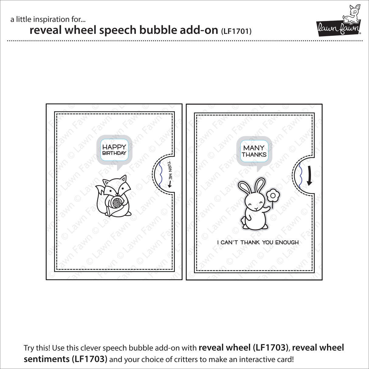 reveal wheel speech bubble add-on