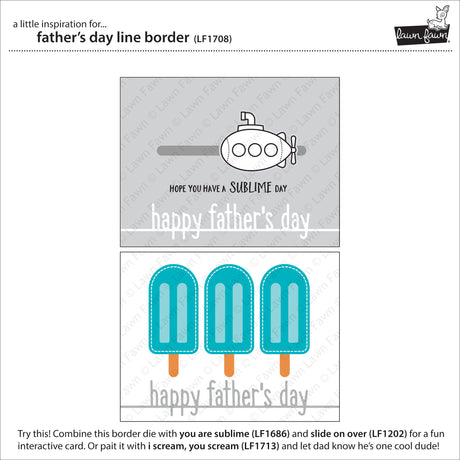 father's day line border