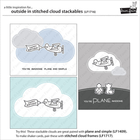 outside in stitched cloud stackables