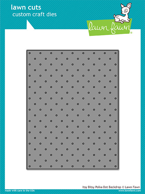 itsy bitsy polka dot backdrop