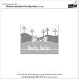 thanks, teacher line border